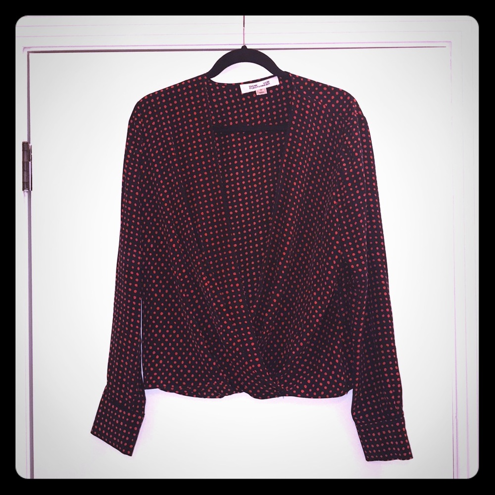 DVF blouse!